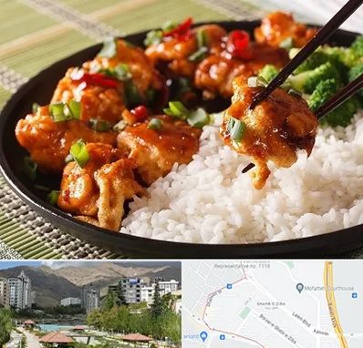 رستوران چینی در شهر زیبا