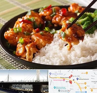 رستوران چینی در پارک وی