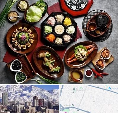 رستوران کره ای در ازگل