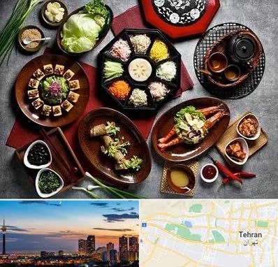 رستوران کره ای در غرب تهران 