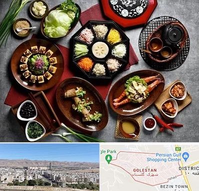 رستوران کره ای در شهرک گلستان شیراز