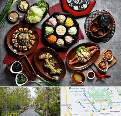 رستوران کره ای در قدوسی غربی شیراز