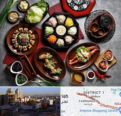 رستوران کره ای در فرمانیه