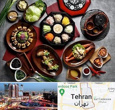 رستوران کره ای در صادقیه 