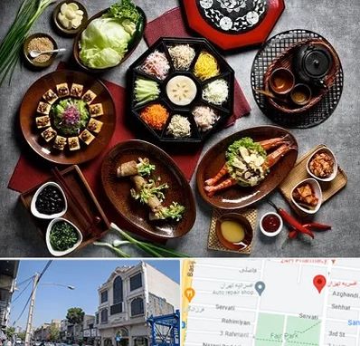 رستوران کره ای در افسریه