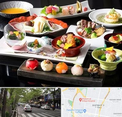 رستوران ژاپنی در ظفر 