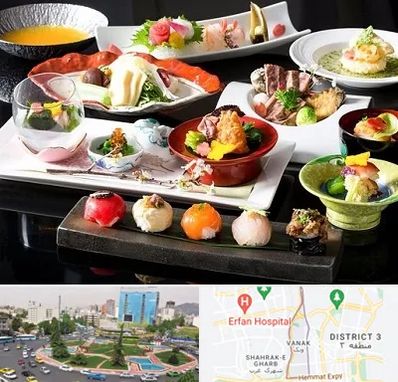 رستوران ژاپنی در ونک 