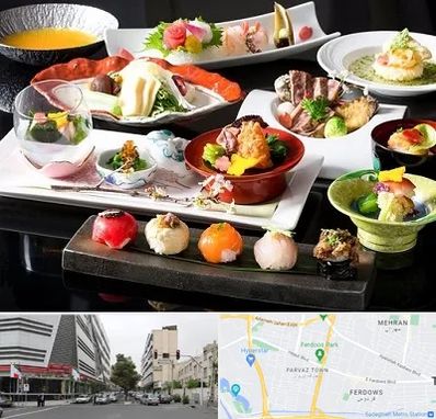 رستوران ژاپنی در بلوار فردوس 