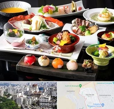 رستوران ژاپنی در ولنجک 