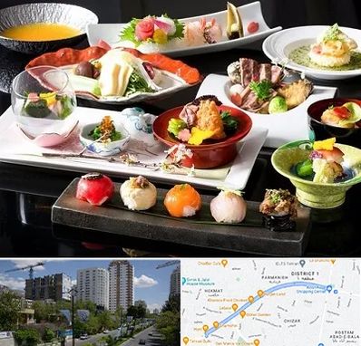 رستوران ژاپنی در اندرزگو