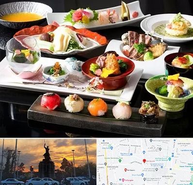 رستوران ژاپنی در میدان حر