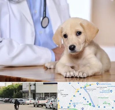 بیمارستان دامپزشکی در قدوسی شرقی شیراز