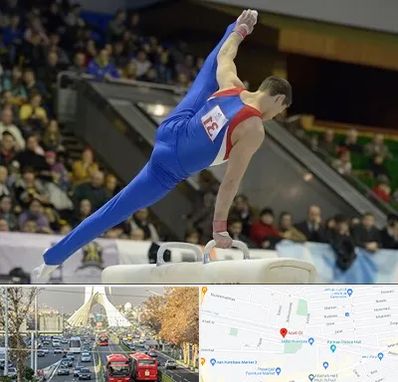 باشگاه ژیمناستیک در خیابان آزادی