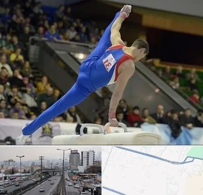 باشگاه ژیمناستیک در بلوار ارتش