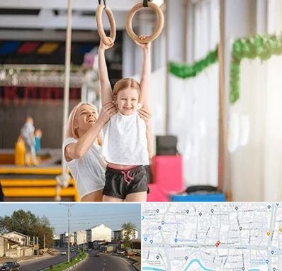 باشگاه ژیمناستیک کودکان در ضیابری رشت