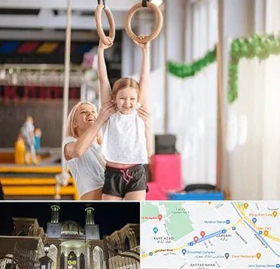 باشگاه ژیمناستیک کودکان در زرگری شیراز