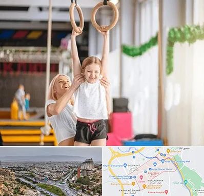 باشگاه ژیمناستیک کودکان در معالی آباد شیراز