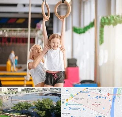 باشگاه ژیمناستیک کودکان در گلستان اهواز