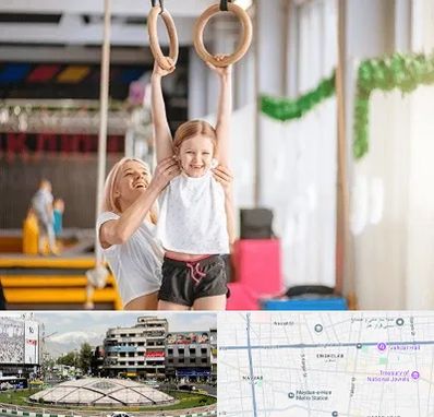 باشگاه ژیمناستیک کودکان در مرکز تهران