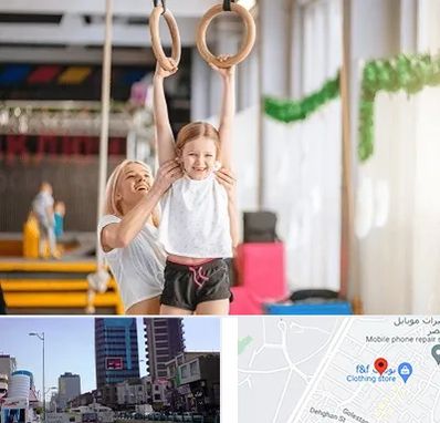 باشگاه ژیمناستیک کودکان در چهارراه طالقانی کرج