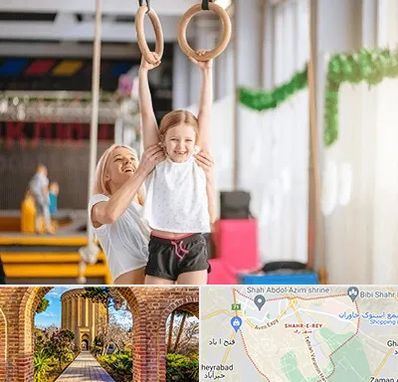 باشگاه ژیمناستیک کودکان در شهر ری