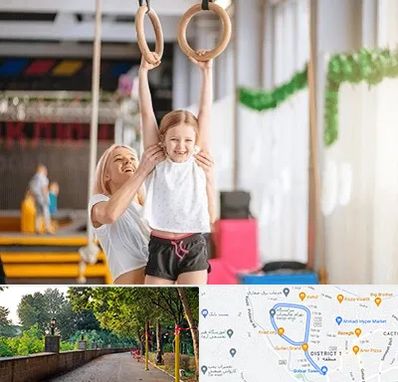 باشگاه ژیمناستیک کودکان در فلکه گاز رشت