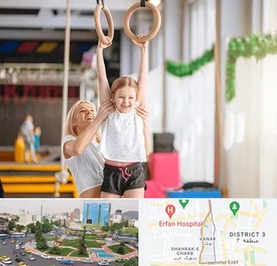 باشگاه ژیمناستیک کودکان در ونک 