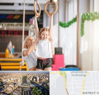 باشگاه ژیمناستیک کودکان در استاد معین