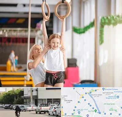 باشگاه ژیمناستیک کودکان در قدوسی شرقی شیراز