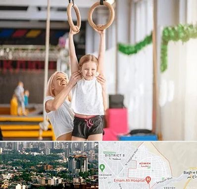 باشگاه ژیمناستیک کودکان در عظیمیه کرج