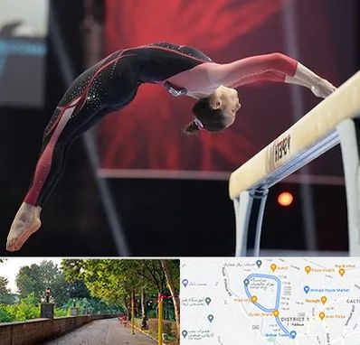 باشگاه ژیمناستیک بانوان در فلکه گاز رشت