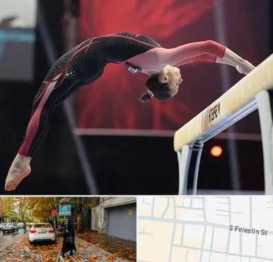 باشگاه ژیمناستیک بانوان در خیابان فلسطین