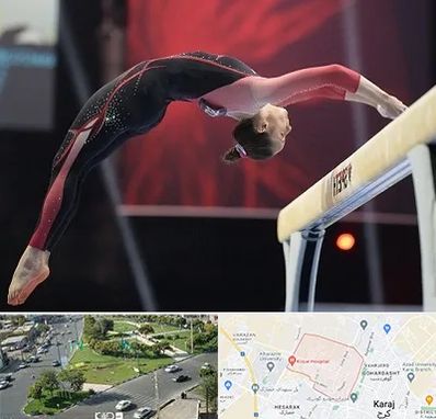 باشگاه ژیمناستیک بانوان در شاهین ویلا کرج