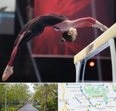 باشگاه ژیمناستیک بانوان در قدوسی غربی شیراز