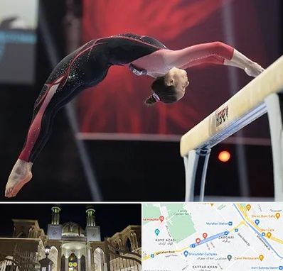 باشگاه ژیمناستیک بانوان در زرگری شیراز