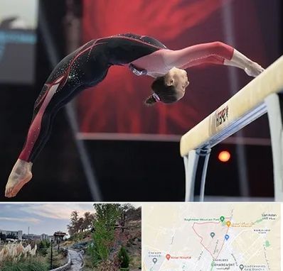 باشگاه ژیمناستیک بانوان در باغستان کرج