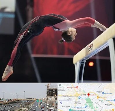 باشگاه ژیمناستیک بانوان در بلوار توس مشهد