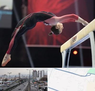 باشگاه ژیمناستیک بانوان در بلوار ارتش