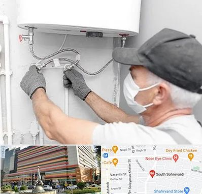 لوله کش پکیج و شوفاژ در سهروردی