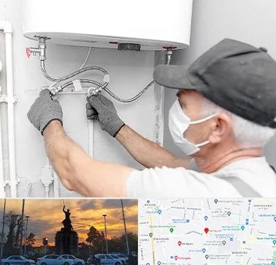 لوله کش پکیج و شوفاژ در میدان حر