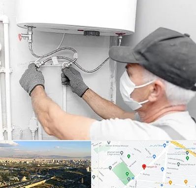 لوله کش پکیج و شوفاژ در هنگام