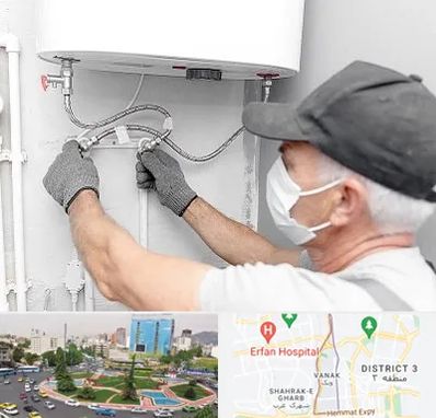 لوله کش پکیج و شوفاژ در ونک