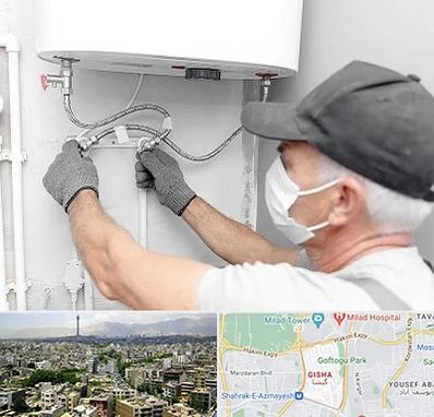 لوله کش پکیج و شوفاژ در گیشا