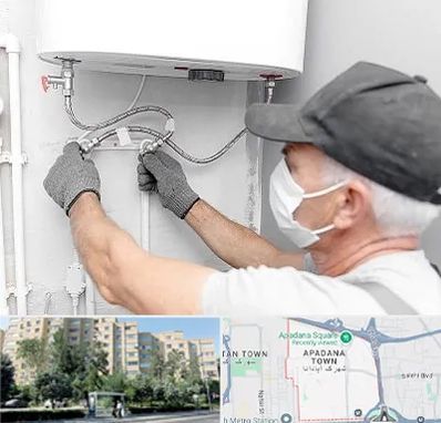 لوله کش پکیج و شوفاژ در آپادانا