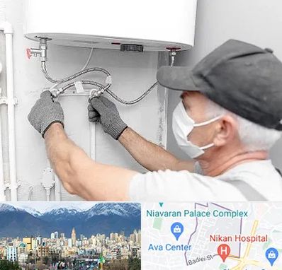 لوله کش پکیج و شوفاژ در آجودانیه