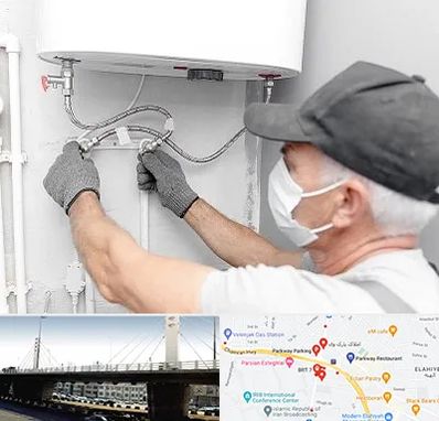 لوله کش پکیج و شوفاژ در پارک وی