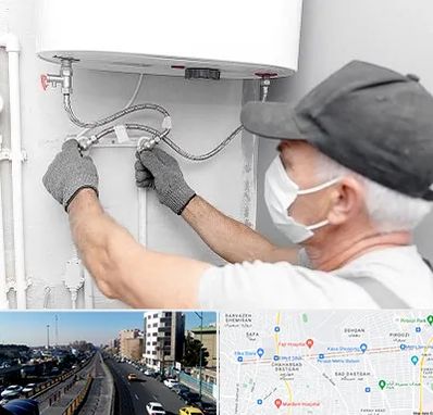 لوله کش پکیج و شوفاژ در پیروزی