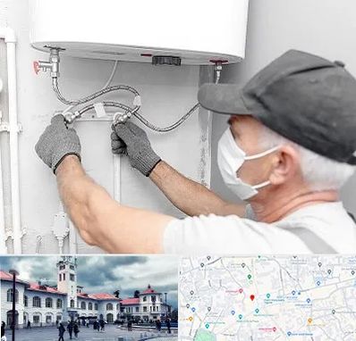 لوله کش پکیج و شوفاژ در میدان شهرداری رشت