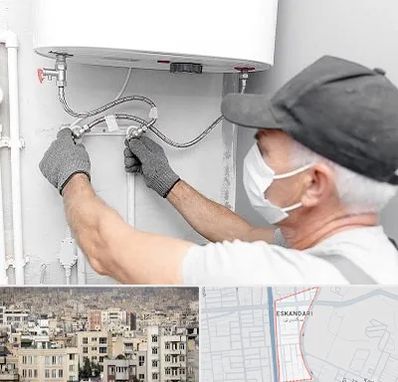 لوله کش پکیج و شوفاژ در اسکندری