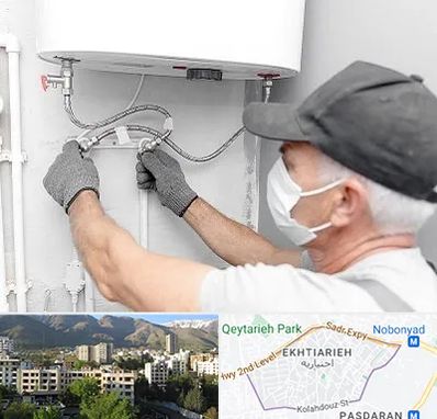 لوله کش پکیج و شوفاژ در اختیاریه